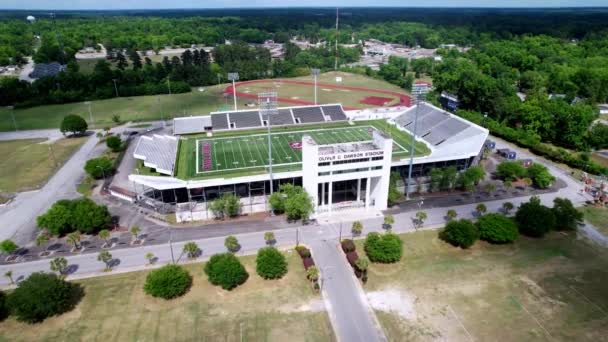 サウスカロライナ州立大学オレンジバーグ校のSc State Bulldogs Football Stadum South Carolina — ストック動画