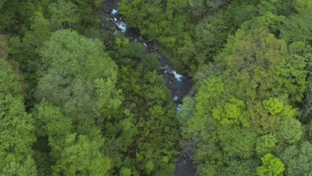 Létání Nad Řekami Tottori Daisen Japonsko — Stock video