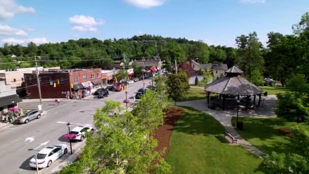 Spinta Aerea Sul Parco Blowing Rock Blowing Rock North Carolina — Video Stock