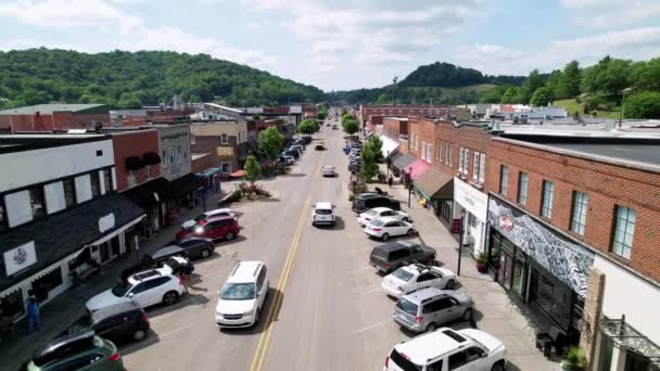 Small Town America West Jefferson — Video Stock