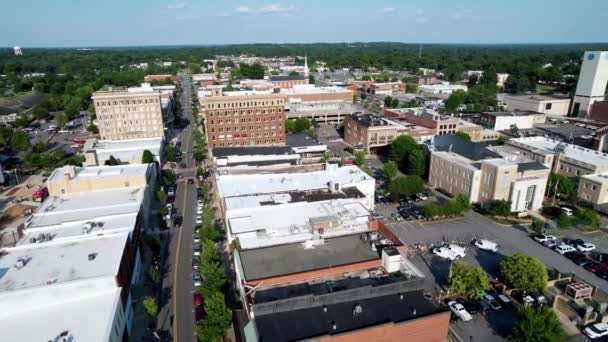 Main Street Usa Small Town America Gastonia Gastonia Észak Karolina — Stock videók