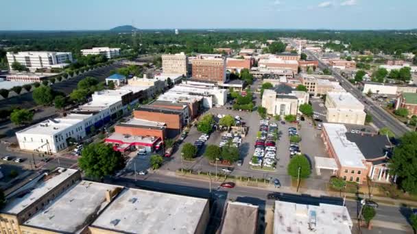 Aerial Fast Push Gastonia Gastonia Észak Karolina — Stock videók