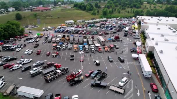 Velká Letecká Show Kamionů Libanonu Virginie — Stock video