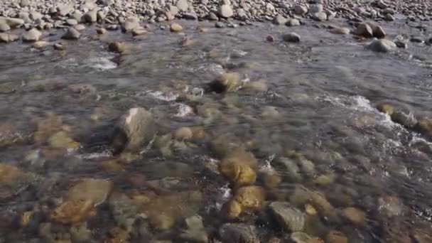 Nagara Gawa Rivier Gifu Japan Slow Motion Pan Van Helder — Stockvideo