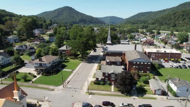 Pineville Kentucky Bell County Kentucky Luchtfoto — Stockvideo