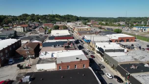 Corbin Kentucky Dorongan Udara Rumah Pertama Kentucky Goreng Ayam Resturant — Stok Video