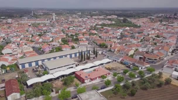 Een Klein Stadje Portugal Grandola Drone Luchtvlucht Naar Beneden Voorwaarts — Stockvideo