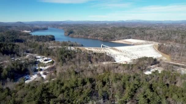 Barragem Kerr Scott Perto Wilkesboro Wilkesboro Norte Boone Carolina Norte — Vídeo de Stock