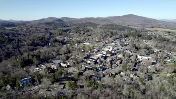 Hög Antenn Dra Blåsa Rock North Carolina — Stockvideo