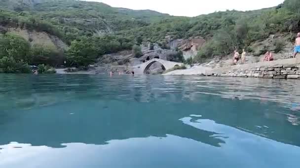 Terme Naturali Banjat Benjs Albania — Video Stock