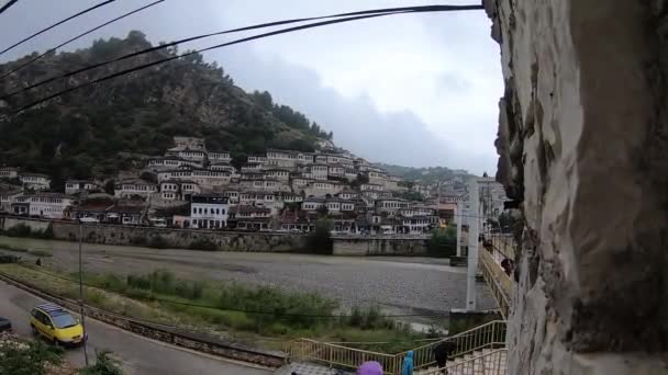 Timelapse Ponte Berat Albania — Video Stock