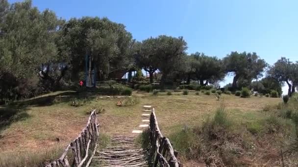 Vedere Din Apollonia Monument Din Albania — Videoclip de stoc