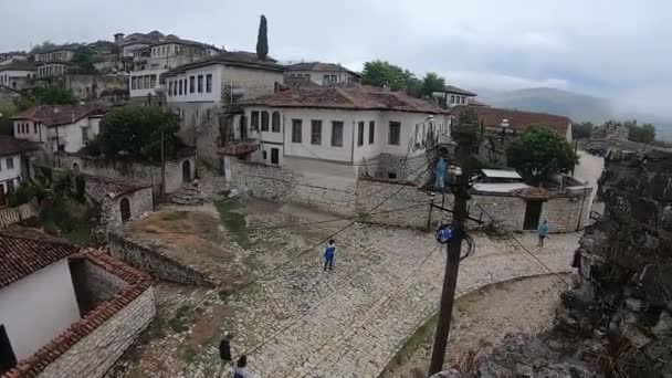 Vedute Delle Rovine Berat Albania — Video Stock