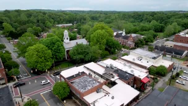 Hillsborough Kuzey Carolina Daki Mahkeme Salonunu Hızla Itin — Stok video
