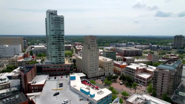 Orbite Aérienne Durham Carolina Nord — Video