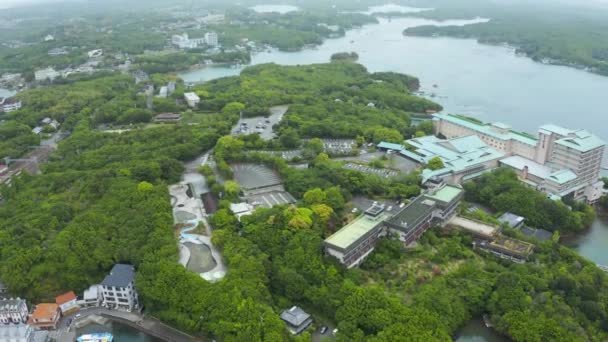 大岛美县日本空中景观4K — 图库视频影像