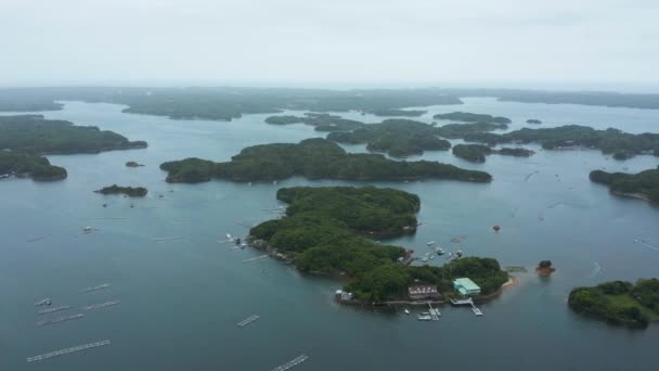 Península Ise Shima Islas Bahía Ago Prefectura Mie Japón — Vídeo de stock