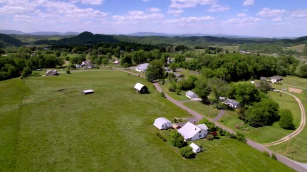 Tierras Cultivo Cerca Damasco Abingdon Virginia Primavera — Vídeos de Stock