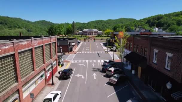 Luftaufnahmen Reichen Virginia Nahe Bluefiled West Virginia — Stockvideo