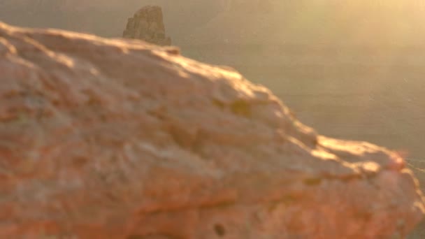 Slider Tiro Cânions Formações Rochosas Dead Horse Point — Vídeo de Stock