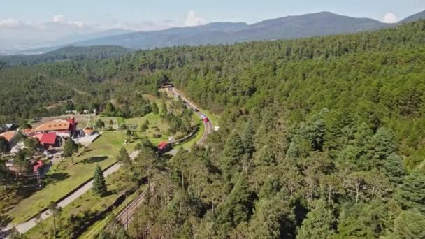 Tlaxcala México Una Pequeña Hacienda Zona Forestal Circundante Con Pocas — Vídeo de stock