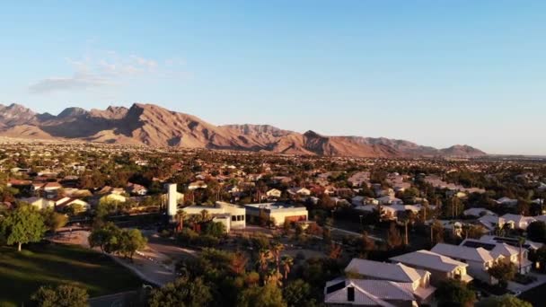 Las Vegas Batısındaki Summerlin Banliyöleri — Stok video