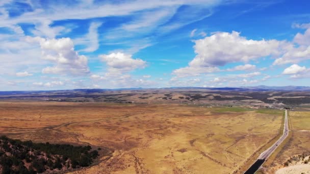 Letecké Panorama Jihozápadních Dálnic Utahu — Stock video