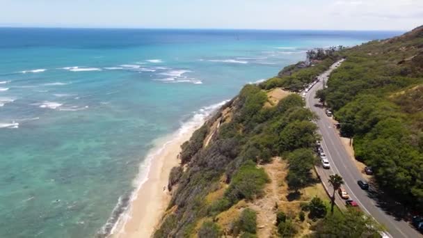 Hawaii Oahu Drónfelvételei Teljes — Stock videók