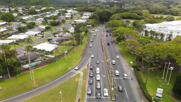 Dron Záběry Havaje Oahu Full — Stock video