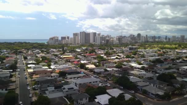 Drönarbilder Hawaii Oahu Fullständig — Stockvideo