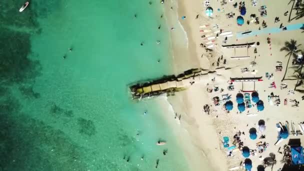 Nagranie Dronów Hawajów Oahu Full — Wideo stockowe