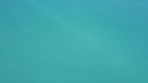 Rosignano Solvay Luchtfoto Van Spiagge Bianche Focus Kristalwater Tropische Toscaanse — Stockvideo