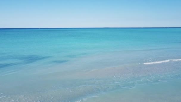 Rosignano Solvay Statische Luchtfoto Van Spiagge Bianche Tropische Toscaanse Stranden — Stockvideo