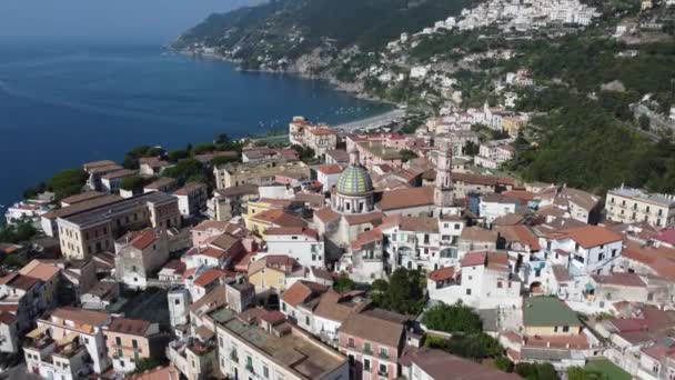 Una Vista Increíble Hermosa Vietri Sul Mare Costa Amalfi Italia — Vídeos de Stock