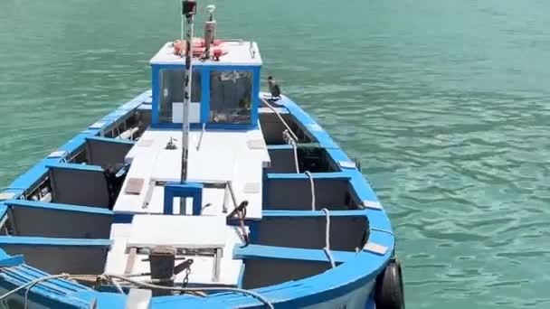 Bateau Pêche Port Mouillage — Video