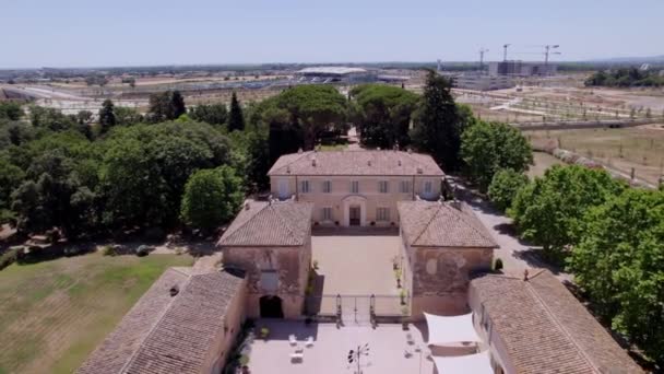 Bauernhof Außerhalb Der Stadt Montpellier Frankreich — Stockvideo