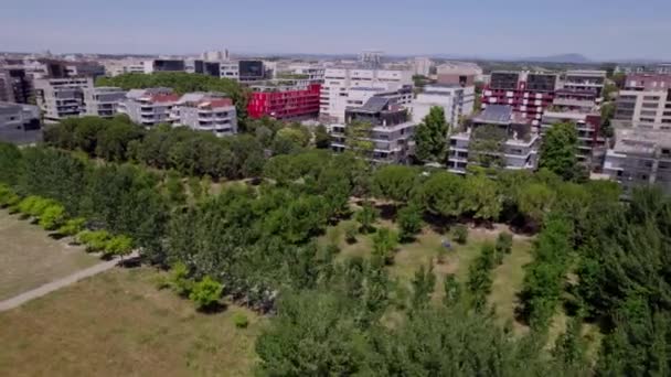 Διαμέρισμα Κτίρια Κεραία Στο Montpellier — Αρχείο Βίντεο