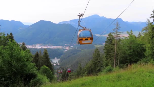 Ascenseur Télécabine Dans Les Montagnes Des Hautes Tatras Slovaquie — Video