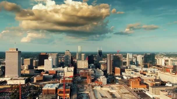 Вид Воздуха Капитолий Штата Южная Каролина Центр Города — стоковое видео