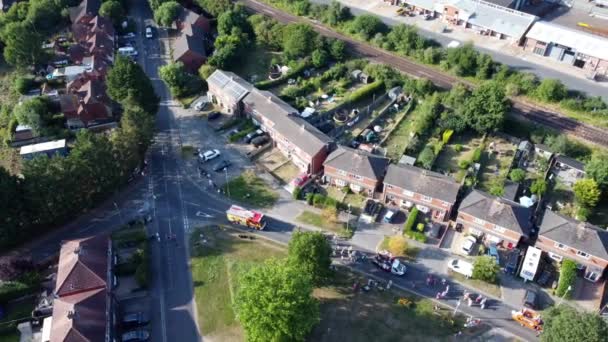 Pull Back Reveal Romsey Carnival — Stock Video