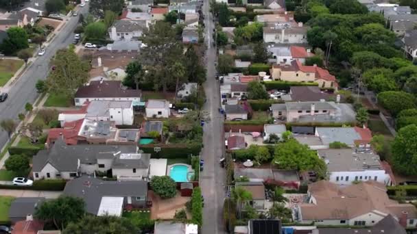 Brentwood Californië Voorstedelijke Residentiële Gemeenschap Overvliegen — Stockvideo