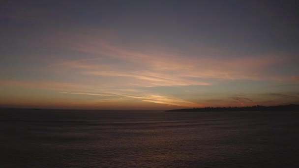 Céu Ardente Brilhante Vermelho Roxo Laranja Azul Pôr Sol Rosa — Vídeo de Stock