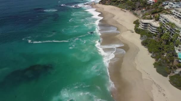 California Best Beach Beautiful Water Laguna — Stok Video