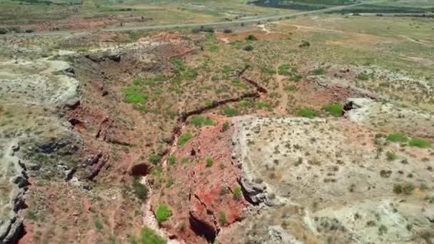 Roswell New Mexico Kanyonu Üstgeçidi — Stok video