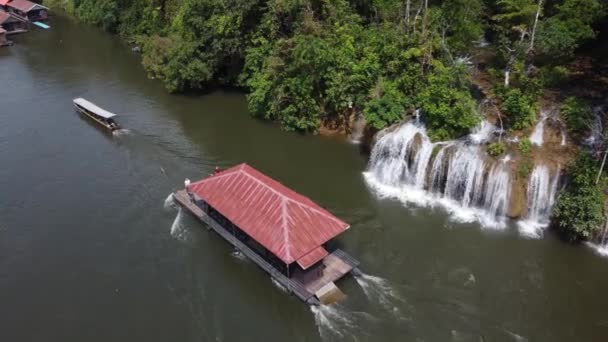 Güneydoğu Asya Tayland Daki Sai Yok Ulusal Parkı Ndaki Küçük — Stok video