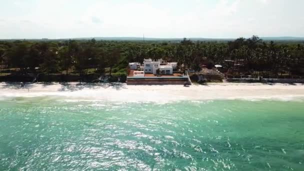 Leżący Tyłu Wakacyjny Cel Podróży Kilifi Bay Beach Resort Kenii — Wideo stockowe