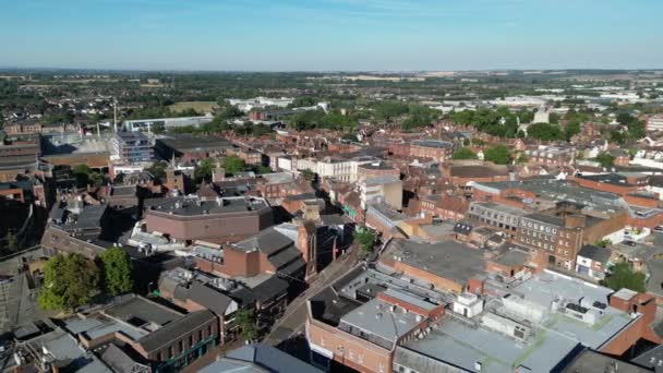 バッキンガムシャー州のアイリーズベリー町 英国のドローン空撮 — ストック動画