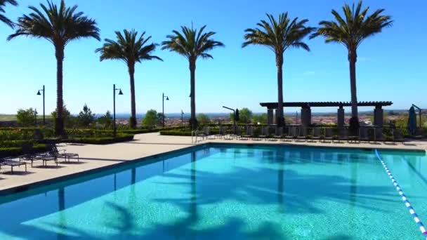 Immobiliare Aereo Quartiere Orange County Con Servizi Stile Resort Viste — Video Stock