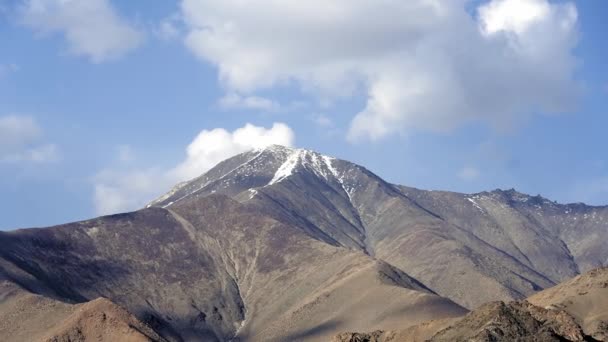 Paisaje Montañoso Del Himalaya Cerca Del Monasterio Thiksey Ladakh India — Vídeos de Stock