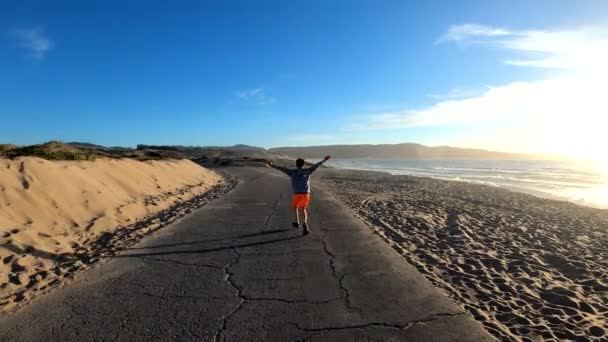 Distracție Soare Monterey Bay California — Videoclip de stoc